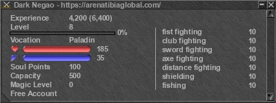 Signature for player Dark Negao