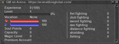 Signature for player GM on Arena